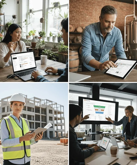 Person working on laptop